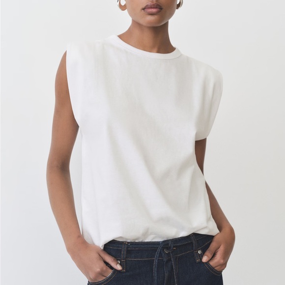 MANGO SHORT-SLEEVED COTTON T-SHIRT size Small - Picture 1 of 7